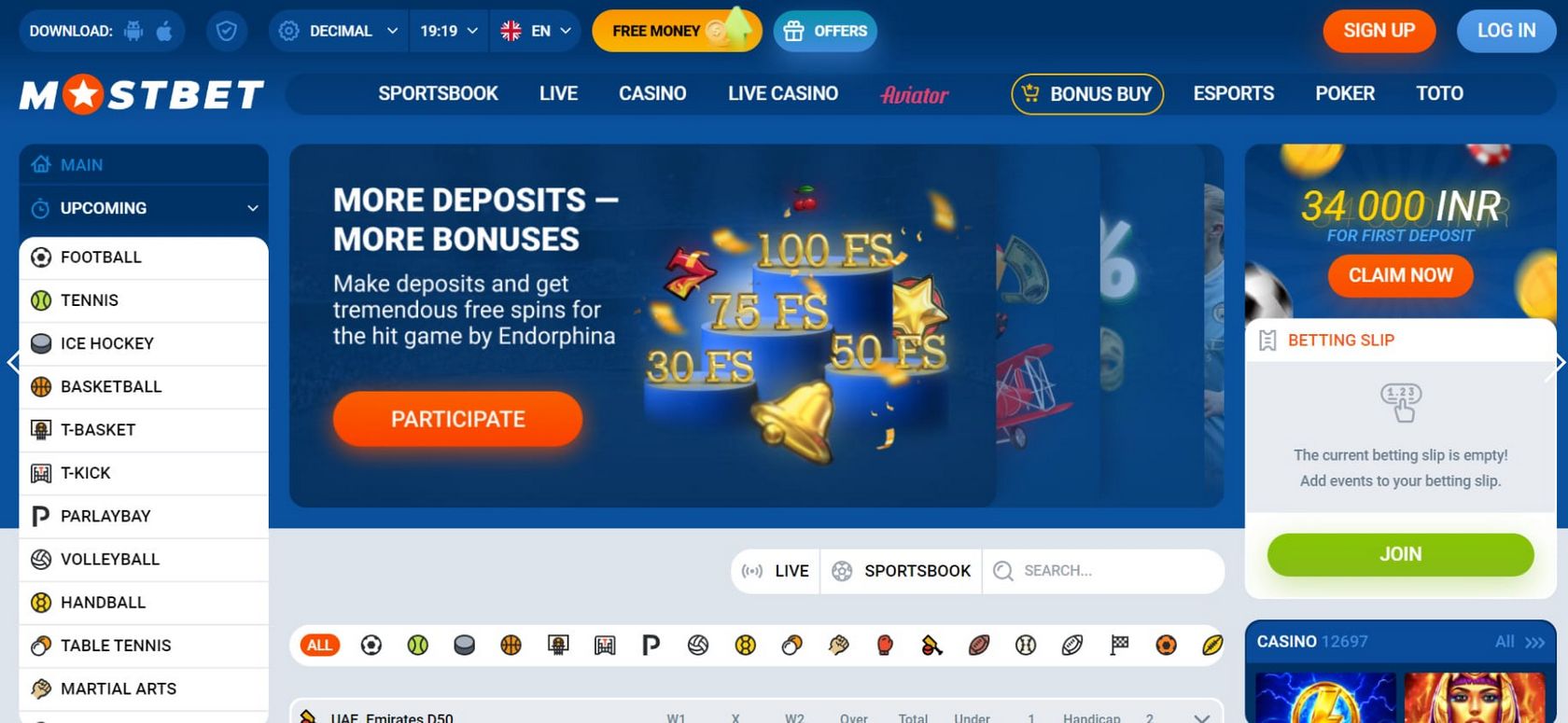 MostBet in India